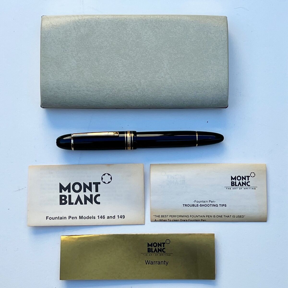 Vintage MONTBLANC Meisterstuck No.149 Fountain Pen Gold Made Vintage MONTBLANC Meisterstuck No.149 Fountain Pen Gold Made