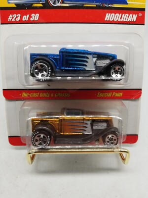 Hot Wheels Classics Series 2 Hooligan  Lot Of 2 Gold & Blue