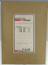 FP DIESEL FP-6V1278 Gasket Group For Caterpillar 3306 Turbocharger Mounting NOS