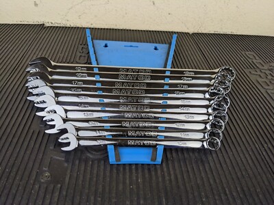 #bi194 NEW MATCO SMCXLM10K 10 PC Metric Wrench Set 12PT 10mm to 19mm spline