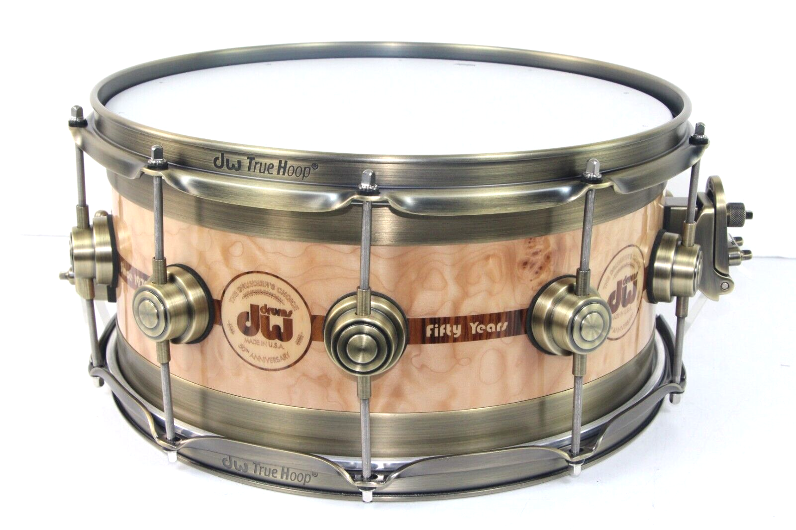 DW Drums 50th Anniversary Edge Snare Drum (41/100) w/ Case & COA R6050 eBay