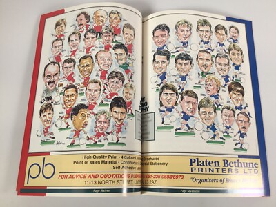 Programme Du Testimonial De Bruce Grobbelaar (Liverpool FC) 1992 – Avec Billet Et Photos