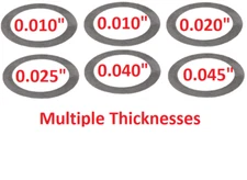 Shims, Selective, Rear Case EndPlay 2.310" x 1.725" TH350/TH700-R4/TH250/4L60-E