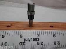 (1) NEW  15/32" D Straight Pattern Top 1/2 Bearing Bit Carbide Tip Router qw