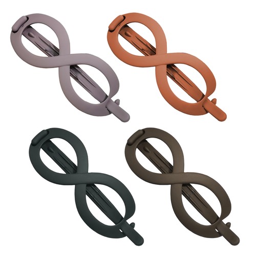 1x Non Slip Bun Ponytail Hair Clip Flat Bun Ponytail Curved Claw Clips for Women