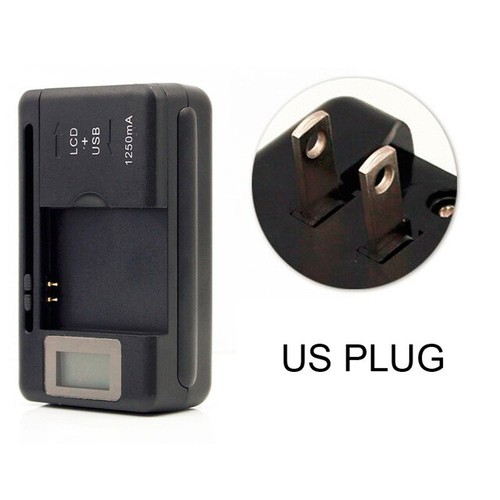 LCD Universal Mobile Cell Phone Wall Travel Battery Charger with USB Port - Picture 16 of 22