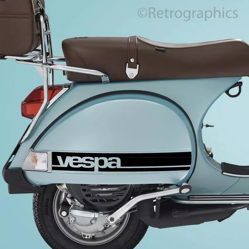 VESPA Side Panel 'PX150E' Badge PX 150 - from The Scooter Republic UK