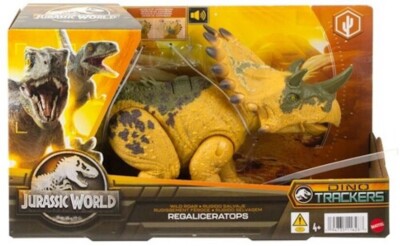 Jurassic World Wild Roar Regaliceratops Dino Action Figure