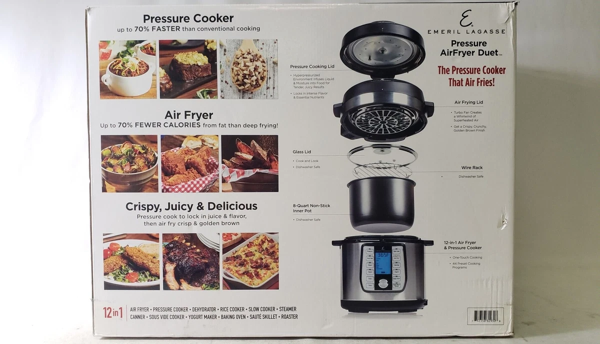 Emeril Lagasse Pressure Air Fryer Plus 6 Quart 