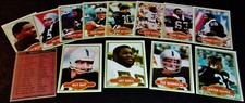 RAY GUY OAKLAND RAIDERS 1980 TEAM LO T WITH UNMARKED CHECKLIST