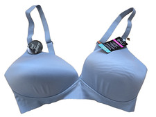 BALI Comfort Revolution Bra DF3460 Womens 3XL Blue Wireless Seamless NWT