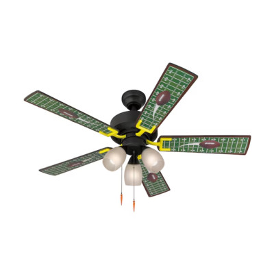 Harbor Breeze 48 inch Football Touchdown Ceiling Fan with Lights 0409321 RARE