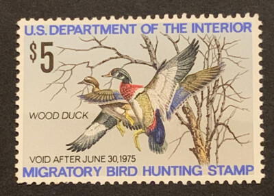 Scott RW41 $5 Federal Duck Stamp - Mint Very Fine, Never Been Hinged (NH) - Collectible USPS Wildlife Stamp - View #10
