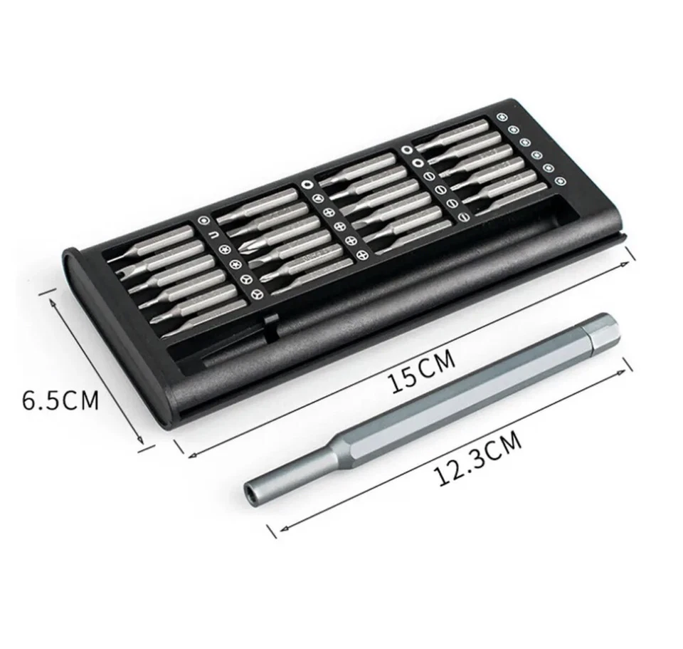 25 in 1 S2 Bits Precision Screwdriver Set Magnetic Screwdriver Repair Tool Kit A - Image 2 of 4