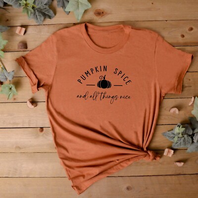 HERBSTKLEIDUNG Unisex T-Shirt | Pumpkin Spice and All Things Nice | Halloween