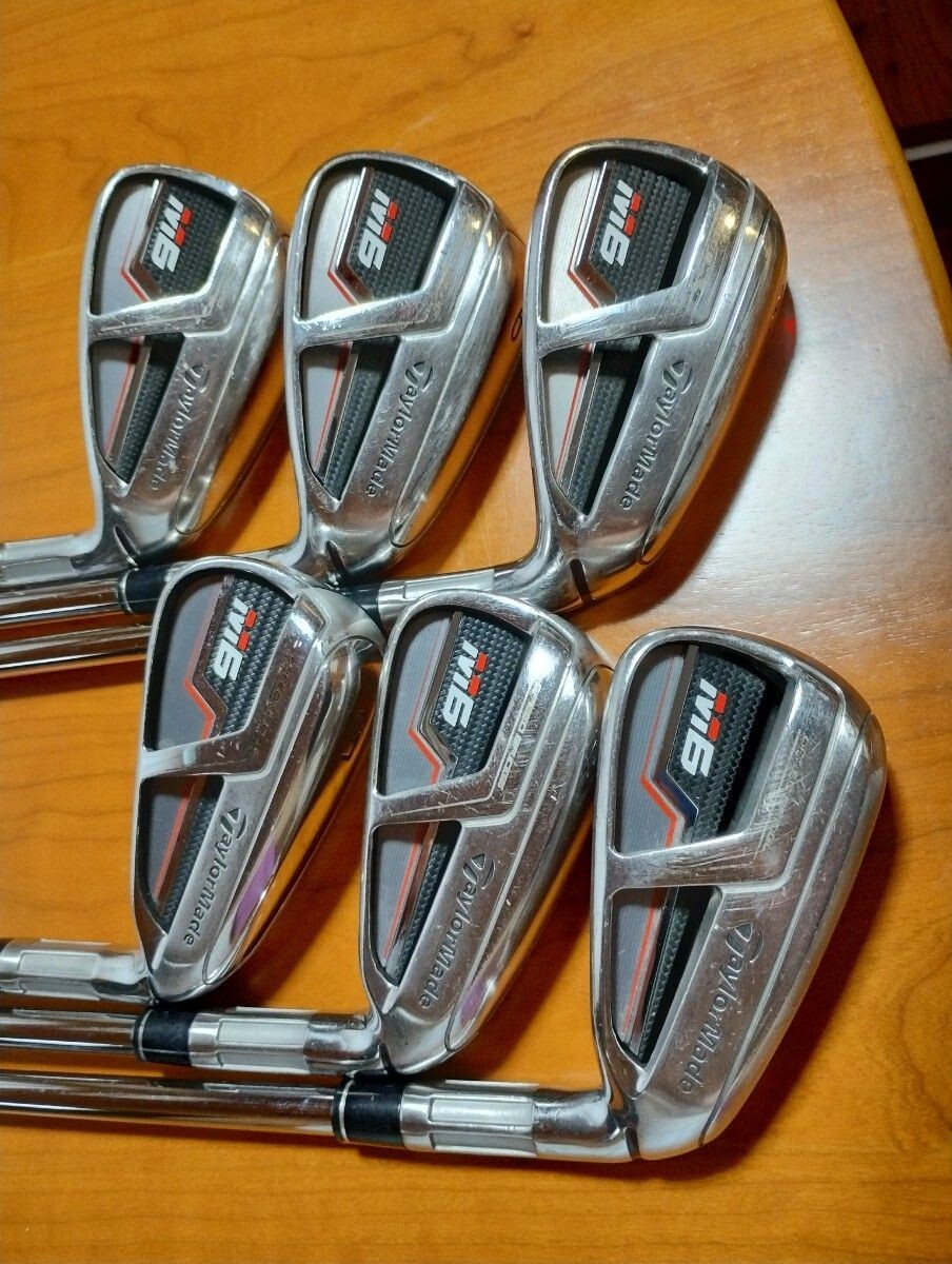 M6アイアン テーラーメイド REAX85 【6本セット】+2本 M6 アイアン(6本