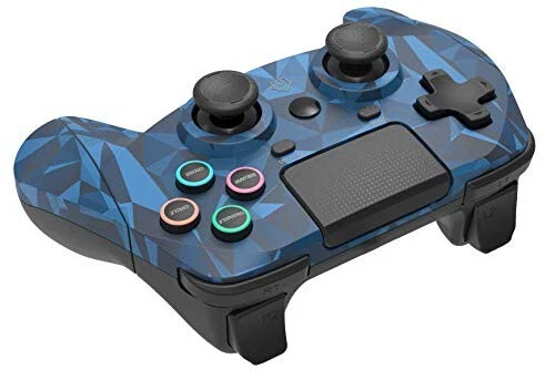 PS4 - Wireless Pad - Game:Pad 4S #blau-camoflage [snakebyte] mit OVP Top Zustand - Bild 4 von 4