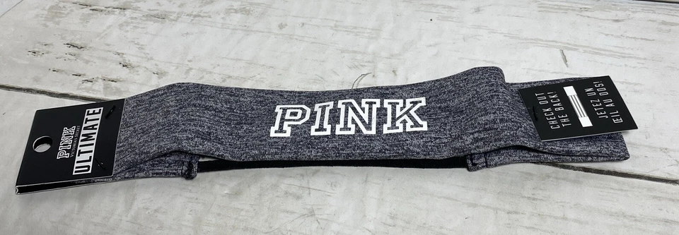 Diadema "Rosa" Victoria's Secret Ultimate Gris Nueva Con Etiquetas Foto 2 de 4