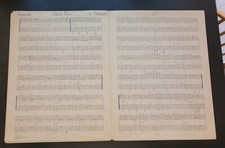 POLKA MANUSCRIPT HANDWRITTEN SIGNED LOU PROHU...