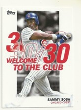 2023 TOPPS BASEBALL - SAMMY SOSA - WELCOME TO THE CLUB - #11 - CHICAGO CUBS