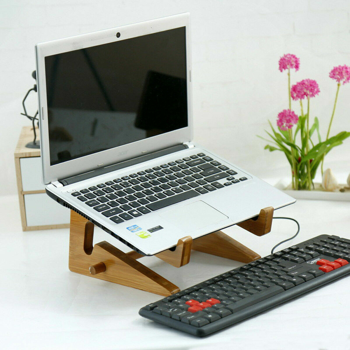 Scrivania in legno rimovibili Supporto Mount Per MacBook Tablet PC PORTATILE NOTEBOOK