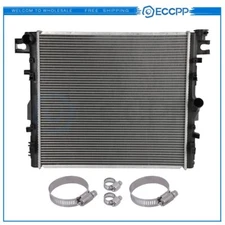 Radiator For 07-11 Jeep Wrangler 18 Jeep Wrangler JK with Oil Hose Clamps Kit
