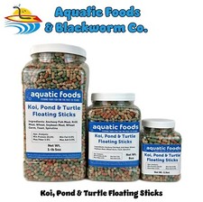 Koi, Pond  Turtle Floating Sticks for Koi, Turtles and all Pond Fish. WL-JAR
