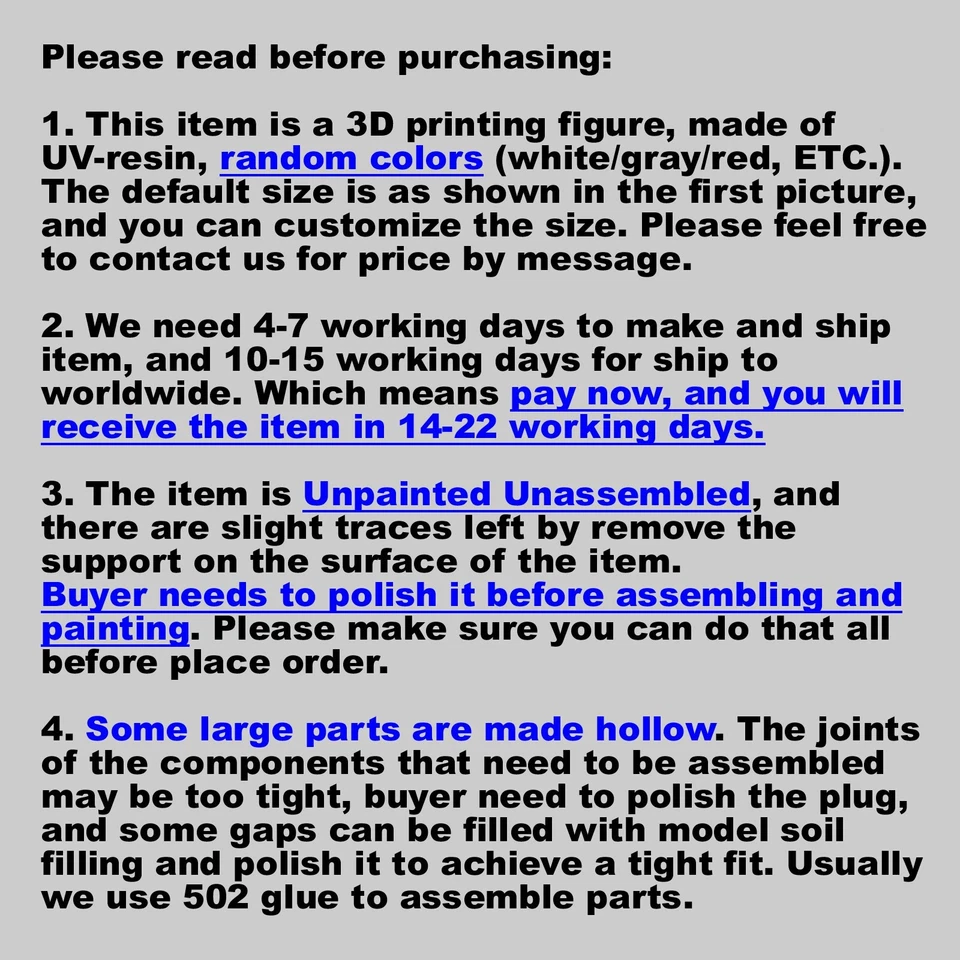 Jessy Anime Resina 30CM Alto Impresión 3D Modelo Sin Pintar Garaje Kit Estatua Figura Foto 2 de 3