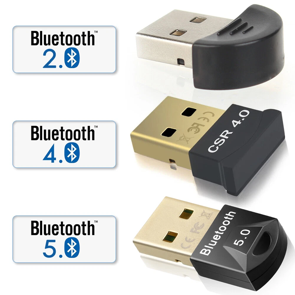 Adaptateur Bluetooth pour PC, Techkey USB Mini Bluetooth 5.0 EDR Dongle  pour ordinateur de bureau Transfert sans fil pour ordinateur portable 