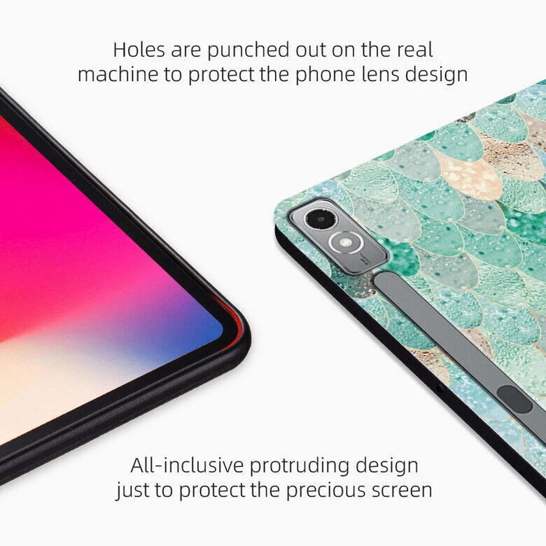 Case For Lenovo Tab P12 TB-370FU/371FC Tablet 12.7'' PU Leather Shockproof Cover - Image 3 of 4