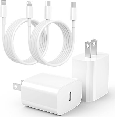 OEM USB-C Fast Charger For iPhone 16 15 14 13 12 11 Pro Max XS USB-C Cable Lot