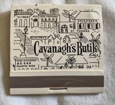 Vintage CAVANAGH'S BUTIK Feature  Matchbook St Croix