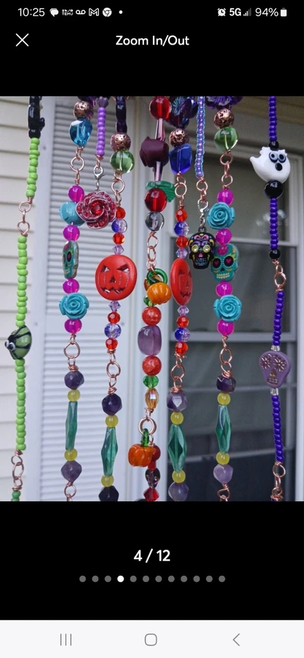 Handmaid Sugar Skull Windshine Suncatcher.NUEVO Foto 4 de 4