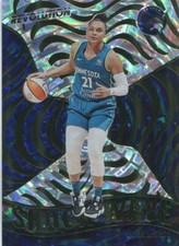 2022 Panini Revolution WNBA KAYLA MCBRIDE SHOCK WAVE #12 FRACTAL PARALLEL LYNX