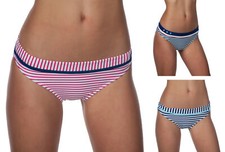 Panache Women's Lucille Nautical Pattern Swim Bikini Bottom