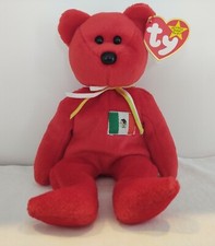 RARE 1999 Ty Beanie Baby OSITO the Red Mexican Bear   RARE  