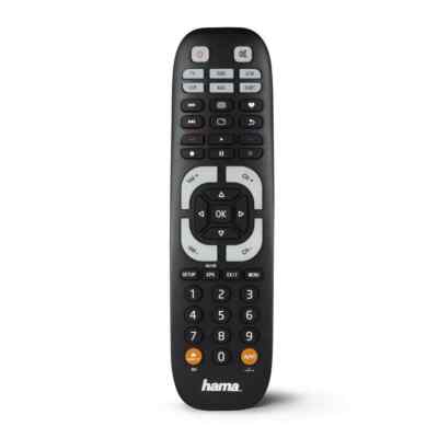 Hama 6in1 Fernbedienung Universal 6in1 Remote Control schwarz