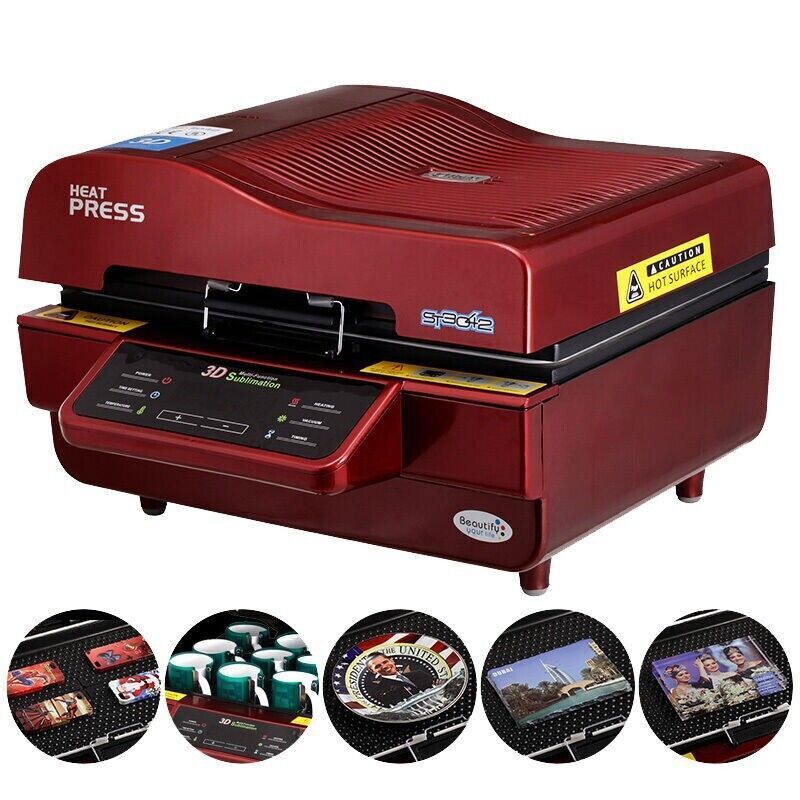 3Dヒートプレス機　昇華熱プレス機　ST-3042 3D Vacuum ST-3042 Heat Press Machine Sublimation Phone Case Plate
