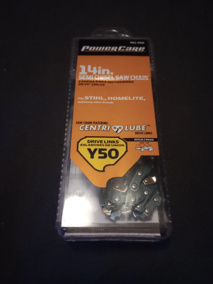 NEW PowerCare 461 290 Y50 14 Inch Chainsaw Chain Semi Chisel Saw Stihl Homelite