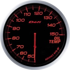 Defi Defi-link Meter Advance Bf Oil Temperature Gauge Df10402 Amber Red Defi Defi-link Meter Advance Bf Oil Temperature Gauge Df10402 Amber Red