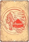 1842 Iriquois Beer Man Cave Décor Vintage Ad Reproduction Metal Sign E160