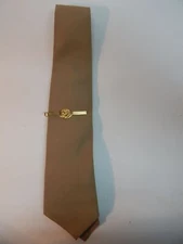 USMC Marine Corps OEC 14-77 Anodized-Gold-Plated? Tiebar &Tie