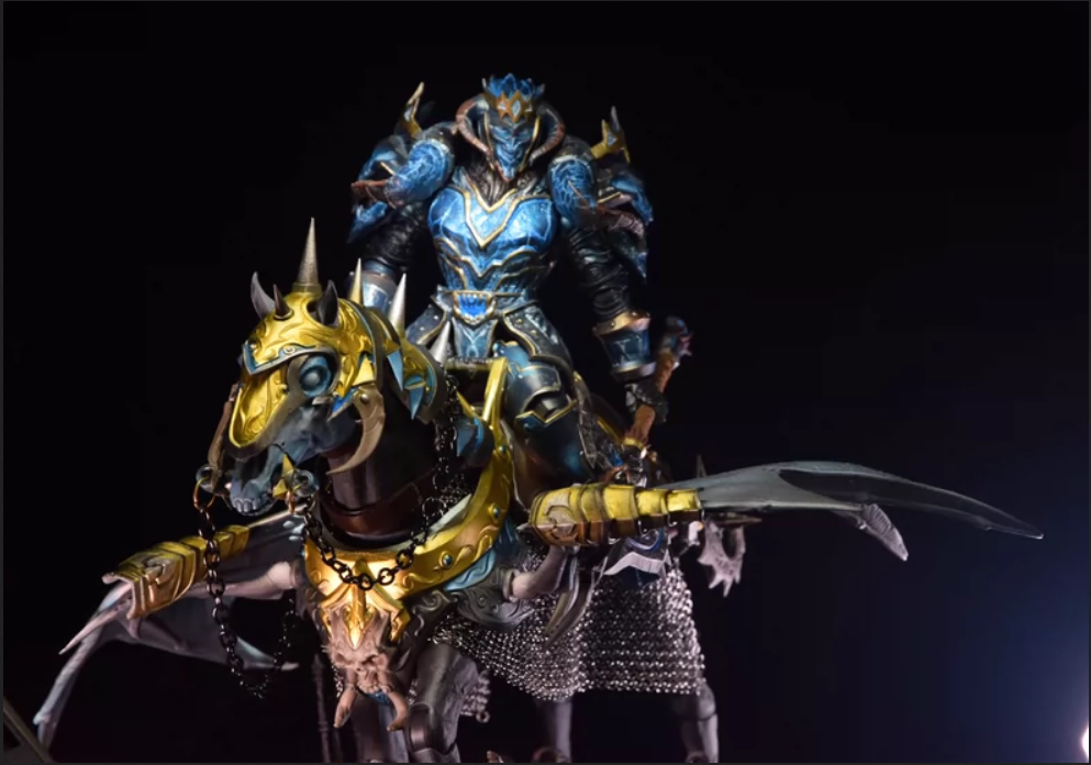 World of Warcraft Lich King Arthas horse Invincible action figure