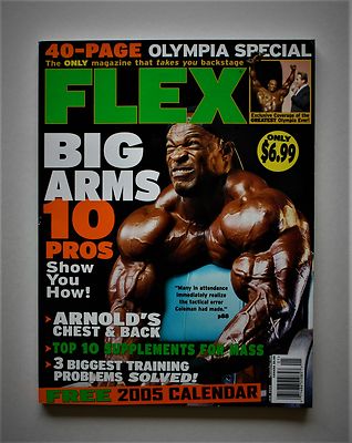 JOE WEIDER'S FLEX MAGAZINE RONNIE COLEMAN OLYMPIA BIG ARMS