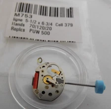 VINTAGE - RONDA 753. 1 JEWEL.  QUARTZ MOVEMENT. SKU A 135-22