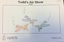 DESIGN'S BY LISA SHADOW STITCHING 0020 TODD'S AIR SHOW