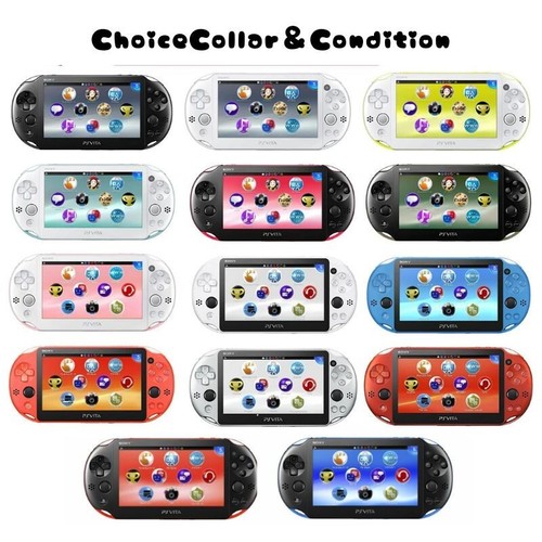 Sony PlayStation Vita PCH-2000  Console PSV Slim Region Free Charger Tested