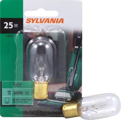 Sylvania 18321 25-Watt Clear Tubular Double Contact Bayonet Base Incandescent...