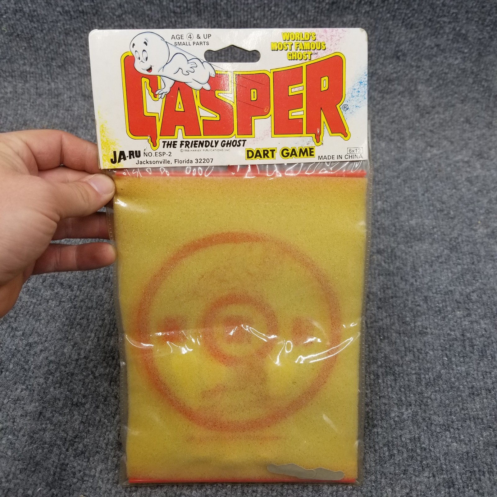 Vintage JA-RU 1988 Casper The Friendly Ghost Dart Game New Factory Sealed