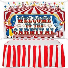 Large Carnival Circus Party Decorations 71 x 43 Inch for Circus Theme Party
